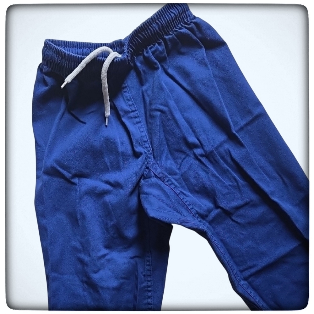 Youth Blue Gi Karate Pants-Size 0 (7/8)
